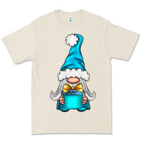 Bone winter gnome with gift Premium Tee - NancyCooperArtShop