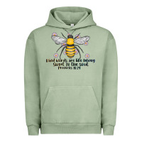 Pigment Oil Green Kinda Words Are Like Honey Sweet To The Soul Urban Hoodie - CowhideDigitalArt