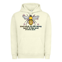 Pigment Pistachio Kinda Words Are Like Honey Sweet To The Soul Urban Hoodie - CowhideDigitalArt