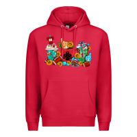Cardinal Coffee And American Football Coffee Cups Premium Hoodie - FaDigitalArtStudio