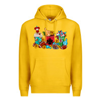 Lemon Coffee And American Football Coffee Cups Premium Hoodie - FaDigitalArtStudio