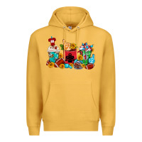 Mustard Coffee And American Football Coffee Cups Premium Hoodie - FaDigitalArtStudio