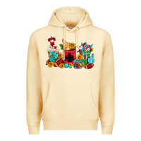 Pina Colada Coffee And American Football Coffee Cups Premium Hoodie - FaDigitalArtStudio