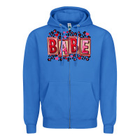True Royal Valentine's Day babe Zipper Hoodie - FaDigitalArtStudio