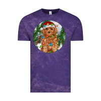 Cloud Purple Toy Poodle And Farm Vintage Tee - RanaPortraitStore