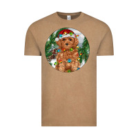 Vintage Coffee Toy Poodle And Farm Vintage Tee - RanaPortraitStore