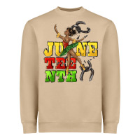 Mushroom juneteenth Heavyweight Sweatshirt - CowGirlArtShop