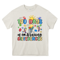 Cream 100 days of embracing differences Heavy Core Tee - MaliasSmallBusiness