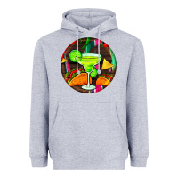 Heather Grey hispanic heritage month round earrings 2 Heavyweight Hoodie - BundleAndBundleShop