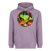 Lavender hispanic heritage month round earrings 2 Heavyweight Hoodie - BundleAndBundleShop