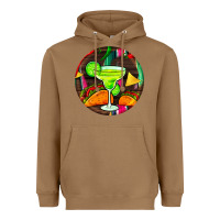 Toasted Coconut hispanic heritage month round earrings 2 Heavyweight Hoodie - BundleAndBundleShop
