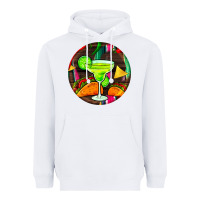 White hispanic heritage month round earrings 2 Heavyweight Hoodie - BundleAndBundleShop