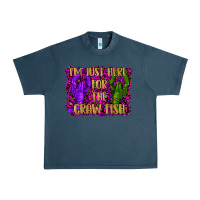 Midnight Navy mardi gras i'm just here for the craw fish with lobster Urban Heavy Tee - RanaPortraitStore