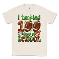 Natural i tackled 100 days of school Classic Tee - Artiststas