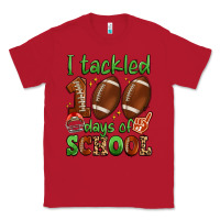 Red i tackled 100 days of school Classic Tee - Artiststas