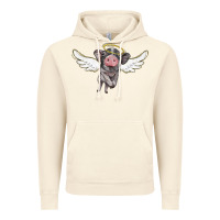 Vintage Artic angel baby pig Vintage Hoodie - BarkalooDesign