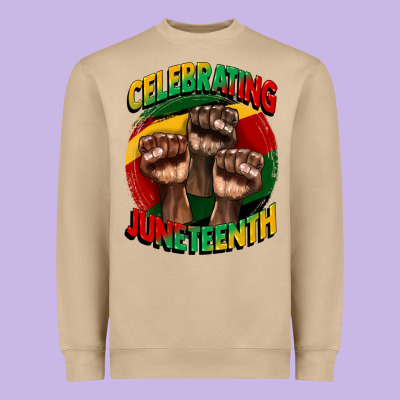Im Celebrating Juneteenth  (1) Heavyweight Sweatshirt Designed By Cowgirlartshop