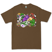 Cacao gamer mardi gras game controller Premium Tee - MaliasSmallBusiness