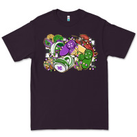 Plum gamer mardi gras game controller Premium Tee - MaliasSmallBusiness
