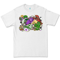 White gamer mardi gras game controller Premium Tee - MaliasSmallBusiness