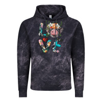 Cloud Black pig love Vintage Hoodie - BarkalooDesign