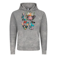 Cloud Rock pig love Vintage Hoodie - BarkalooDesign