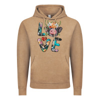 Vintage Coffee pig love Vintage Hoodie - BarkalooDesign