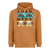 Meerkat native american aztec seamless pattern 3 Heavyweight Hoodie - BundleAndBundleShop