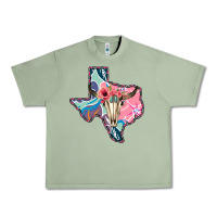 Oil Green Texas Boho Bull Skull Urban Heavy Tee - Bettercallsaul