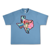 Pebble Blue Texas Boho Bull Skull Urban Heavy Tee - Bettercallsaul