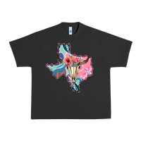 Pigment Black Texas Boho Bull Skull Urban Heavy Tee - Bettercallsaul