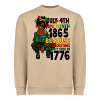 Mushroom juneteenth 1865 because my ancestors Heavyweight Sweatshirt - CowGirlArtShop