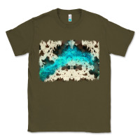 Army Green turquoise, cowhide backgraund Classic Tee - JahusDesignShop