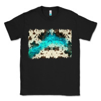 Black turquoise, cowhide backgraund Classic Tee - JahusDesignShop