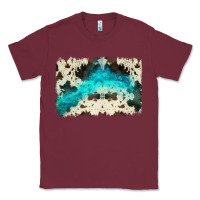 Burgundy turquoise, cowhide backgraund Classic Tee - JahusDesignShop