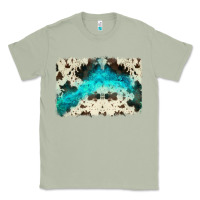 Matcha turquoise, cowhide backgraund Classic Tee - JahusDesignShop