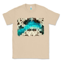 Mushroom turquoise, cowhide backgraund Classic Tee - JahusDesignShop