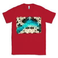 Red turquoise, cowhide backgraund Classic Tee - JahusDesignShop