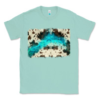 Seafoam turquoise, cowhide backgraund Classic Tee - JahusDesignShop