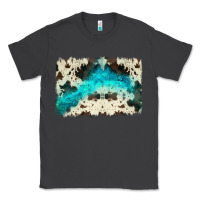 Smoke turquoise, cowhide backgraund Classic Tee - JahusDesignShop