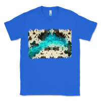 True Royal turquoise, cowhide backgraund Classic Tee - JahusDesignShop