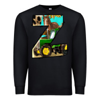 Black farm life alphabet lowercase letters z Premium Sweatshirt - BundleAndBundleShop