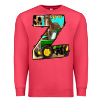 Farm Life Alphabet Lowercase Letters Z Premium Sweatshirt | Teevron