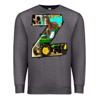Charcoal Heather farm life alphabet lowercase letters z Premium Sweatshirt - BundleAndBundleShop