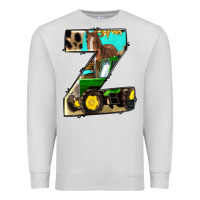 Dove Grey farm life alphabet lowercase letters z Premium Sweatshirt - BundleAndBundleShop