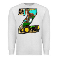 Oatmeal Heather farm life alphabet lowercase letters z Premium Sweatshirt - BundleAndBundleShop