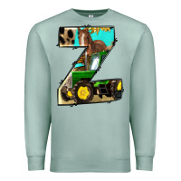 Seafoam farm life alphabet lowercase letters z Premium Sweatshirt - BundleAndBundleShop