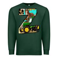 Sports Green farm life alphabet lowercase letters z Premium Sweatshirt - BundleAndBundleShop