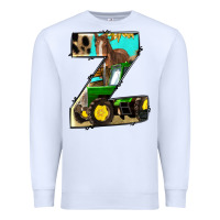 White farm life alphabet lowercase letters z Premium Sweatshirt - BundleAndBundleShop