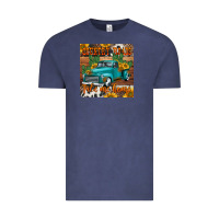 Vintage Denim country roads take me home truck coaster Vintage Tee - Jasminsmagicworld